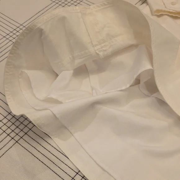 Banana Republic Cream Long Sleeve Dress - Picture 5 of 7